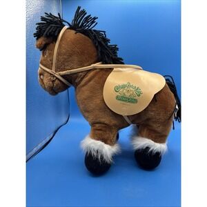 RARE Vintage 1984 16" Cabbage Patch Kids Plush Brown Horse Show Pony